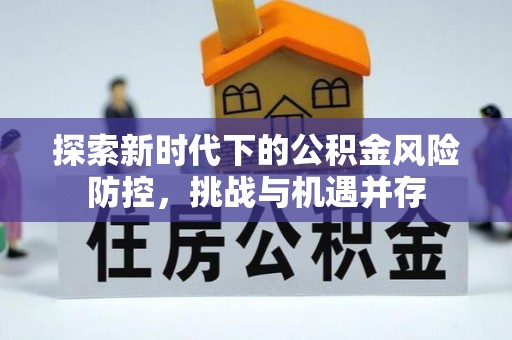 龙泉驿探索新时代下的公积金风险防控，挑战与机遇并存