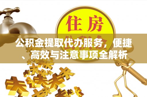 龙泉驿公积金提取代办服务，便捷、高效与注意事项全解析